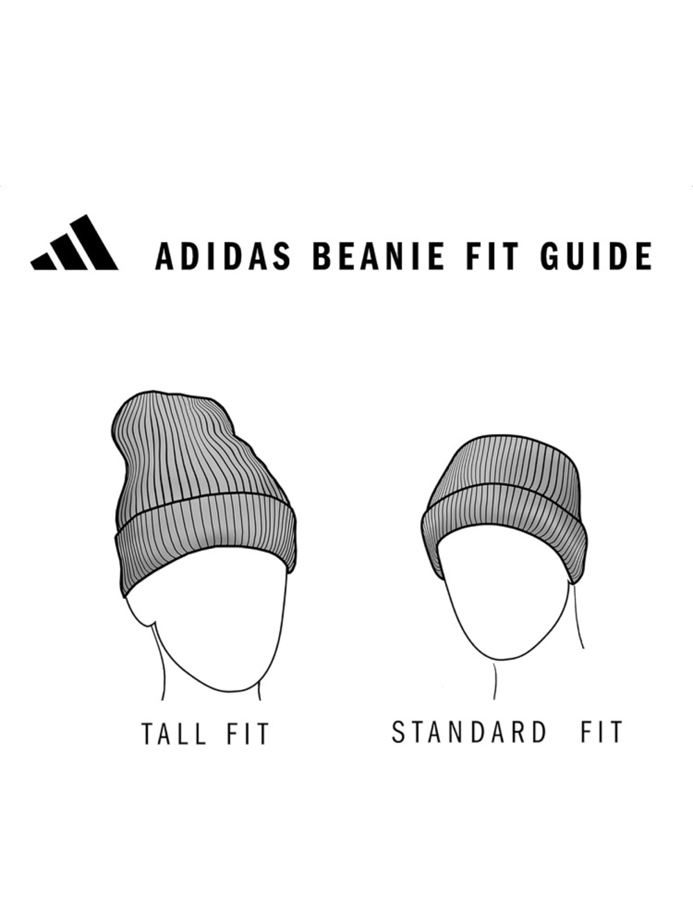 Adidas Team Issue Fold Beanie Black Standard Fit Embroidered Logo - NWT ❄️ - Picture 5 of 10